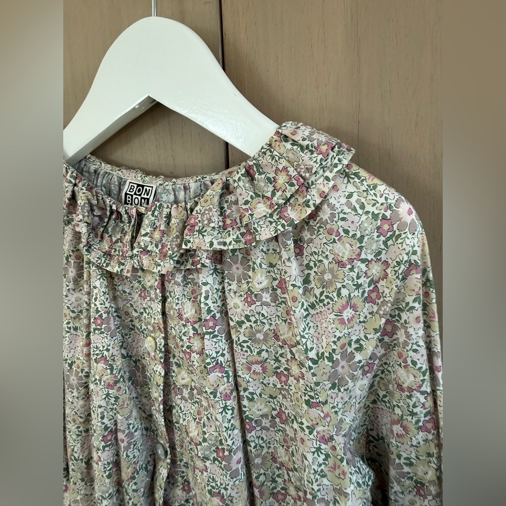 Bon Bon Floral Girls Blouse - Size 10